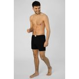Phil & Co - Wijde Boxershorts - Zwart - Jersey Stretch - 9-Pack