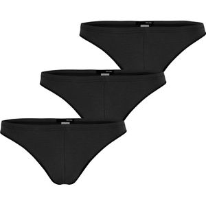 Hom - Freddy - G-string - Zwart - 3-pack