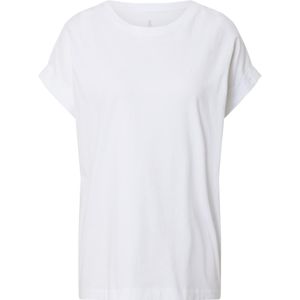 ARMEDANGELS - IDAARA - Shirt - Wit - GOTS-gecertificeerd, Jersey, Ronde Hals, Losse Pasvorm