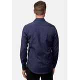 Rusty Neal - Premium Slim Fit Overhemd - Lange Mouwen - Stretch - Contrast
