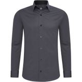 Rusty Neal - Premium Slim Fit Overhemd - Lange Mouwen - Stretch - Contrast