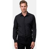 Rusty Neal - Overhemd - Zwart - Katoen Polyester Elastaan