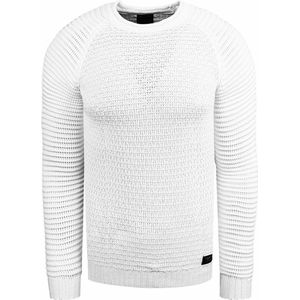 Rusty Neal - Biker Pullover - Trui - Zwart - Katoen, Acryl