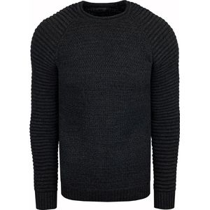 Rusty Neal - Biker Pullover - Heren Trui - Zwart