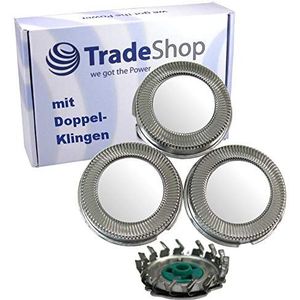 Hoogwaardige set van 3 scheerkop messen messen scheermesjes voor Philips Super Lift&Cut AT750 AT751 AT752 AT755 AT757 AT758 AT890 AT891 H87407 HQ130 HQ132 HQ136 HQ1700 HQ1740 HQ1770 HQ1780 HQ1782 HQ30