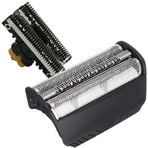 Combipack - Dubbele Scheerfolie met Frame en Messenblok - Compatibel met Braun 5743 5744 5745 5746 5747 7015 7475 7493 7497 7504 7505 7510 7511 7514 7515 7516 75516 7551