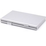 Opbergbox voor 2 SD en 16 Micro SD geheugenkaarten / aluminium