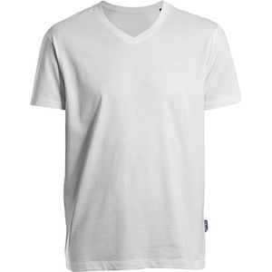HRM - Luxe T-shirt - Wit - 100% Biologisch Katoen