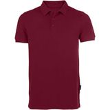 Men´s Heavy Polo met korte mouwen Bordeaux - S