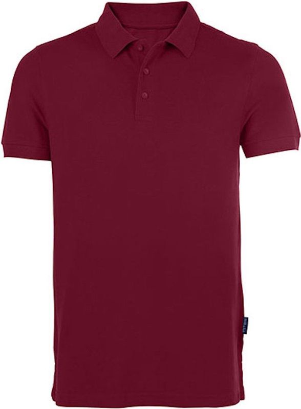 Men´s Heavy Polo met korte mouwen Bordeaux - S