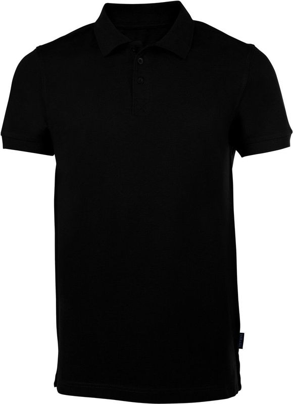 Men´s Heavy Stretch Polo met korte mouwen Black - S