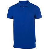 Herenpool - Poloshirt - Blauw - Katoen/Elastaan - Robuust en Duurzaam