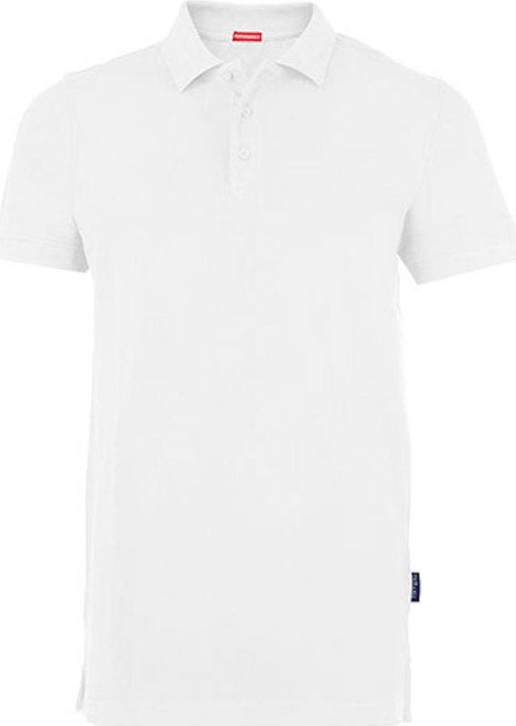 HRM - Heavy Performance - Poloshirt - Wit - Katoen/Elastaan