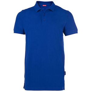 HRM Heavy Performance poloshirt voor heren, premium poloshirt voor heren, basic poloshirt wasbaar tot 60 graden, hoogwaardige en duurzame herenkleding, werkkleding, Royal Blauw