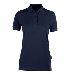 HRM - Premium Dames Poloshirt - Navy - 100% Katoen - Wasbaar tot 60°C
