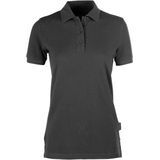 Women's Heavy Polo met korte mouwen Dark Grey