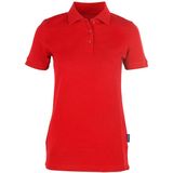 HRM - Stretch - Damespolo - Wit - Katoen/Elastaan