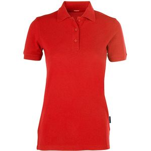 Women's Heavy Polo 'Performance' met korte mouwen Red