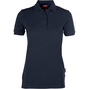 Women's Heavy Polo 'Performance' met korte mouwen Navy