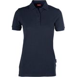 Women's Heavy Polo 'Performance' met korte mouwen Navy