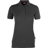 Women's Heavy Polo 'Performance' met korte mouwen Dark Grey