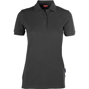 Women's Heavy Polo 'Performance' met korte mouwen Dark Grey