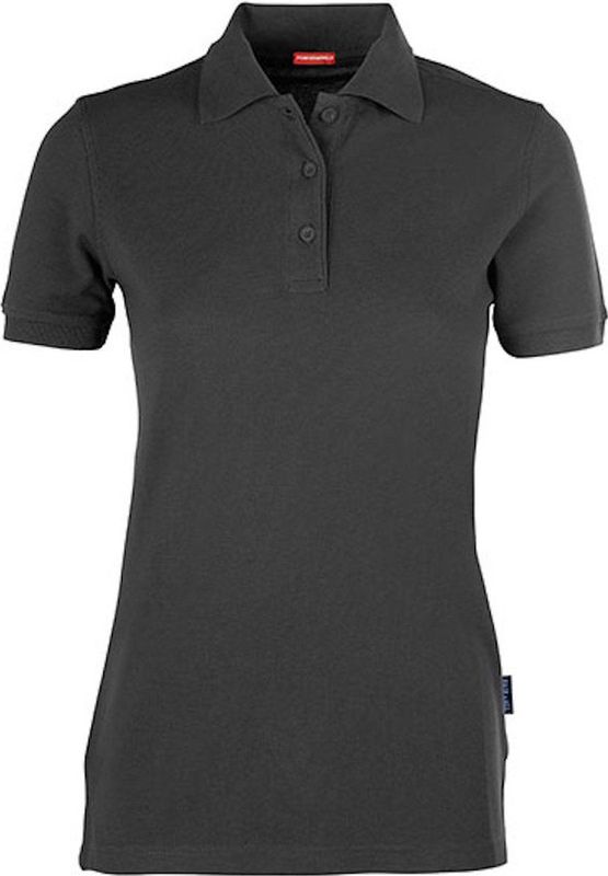 Women's Heavy Polo 'Performance' met korte mouwen Dark Grey