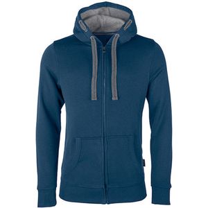 HRM - Heren Hoodie - Denim - Premium Kwaliteit - Capuchon Sweatshirt