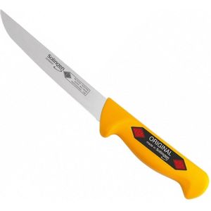 Eikaso Solingen Uitbeenmes 16 cm - Semi-Flexibel en Breed - Professionele Precisie - Ergonomisch Geel Heft