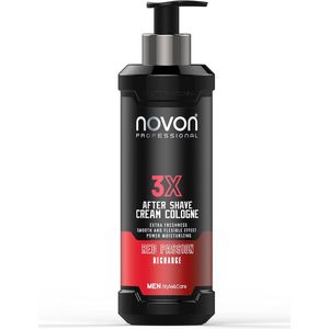 NOVON AFTERSHAVE 3X RED PASSION - CREAM COLOGNE - KOLONYA