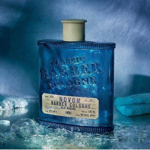 THE PERFECT GIFT! NOVON CLASSIC BARBER COLOGNE OLD MARINE 185 ML - Aftershave - WHISKEY BOTTLE