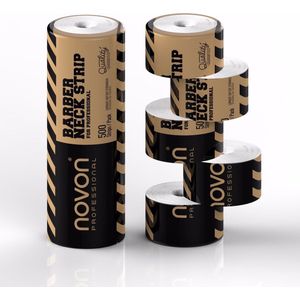 Novon - Nekstrip - Barber Neck strip - nekpapier - 500 Pack - 5 rollen