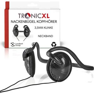 TronicXL - Ultralichte On-Ear Hoofdtelefoon - Zwart - Ergonomisch Design - 2,1 m Kabel