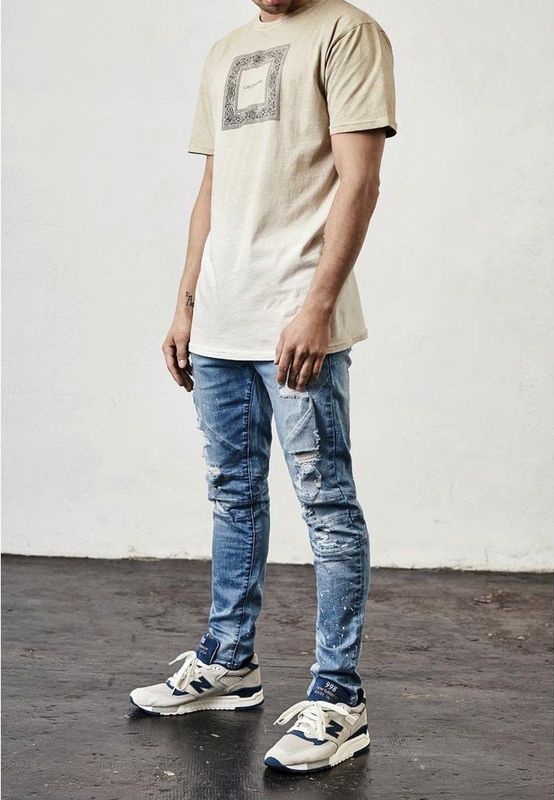 Cayler & Sons - Denim Paneled - Spijkerbroek - Zwart - Denim