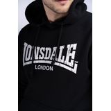 Lonsdale - Hoodie - Zwart - Katoen/Polyester