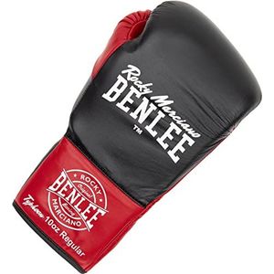 BENLEE Rocky Marciano Unisex - Volwassenen Typhoon Leather Contest Handschoenen Rood / Zwart, 25,5 oz L