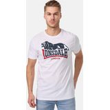 Lonsdale T-Shirt Loscoe T-Shirt normale Passform Doppelpack White Navy