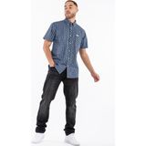 Lonsdale London - Brixworth - T-shirt - Blauw - Katoen/Polyester - Geruit