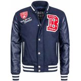 BENLEE - Collegejack - Zwart - Gemengde Stof