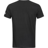 Lonsdale - T-shirt - Zwart - Katoen - Logoprint Voorzijde