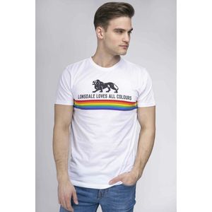 Lonsdale Unisex T-shirt normale pasvorm NELSON