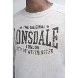Lonsdale - Talgarreg - Trui - Marl Grey - 60% Polyacryl 40% Katoen