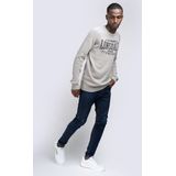 Lonsdale - Talgarreg - Trui - Marl Grey - 60% Polyacryl 40% Katoen