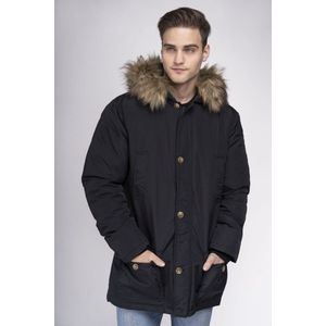 Lonsdale - Streetlam - Winterjas - Zwart - Capuchon met Bontlook