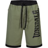 Lonsdale - Zwembroek - Zwart - Polyester - Met Logoprint