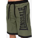 Lonsdale - Zwembroek - Zwart - Polyester - Met Logoprint