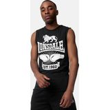 Lonsdale - Cleator - Tanktop - Zwart - Schmale Passform