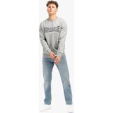 Lonsdale Sweatshirt Berger Lp181 Rundhals Sweatshirt schmale Passform Marl Grey