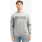 Lonsdale Sweatshirt Berger Lp181 Rundhals Sweatshirt schmale Passform Marl Grey