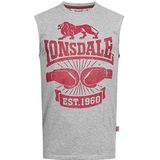 Lonsdale Heren mouwloos T-shirt slim fit CLEATOR